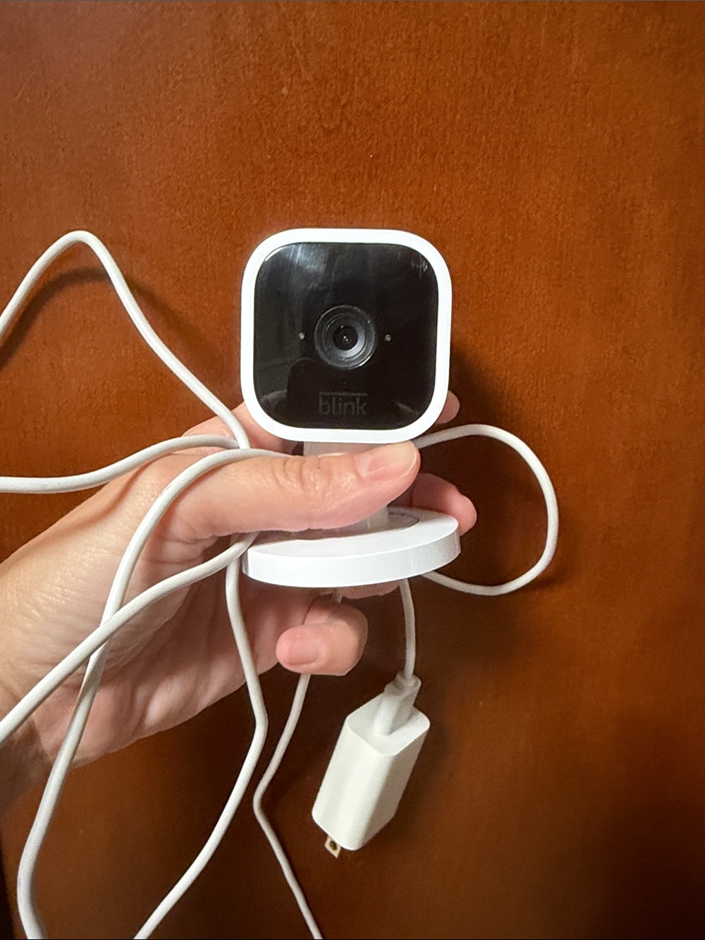Blink White Indoor Security Camera - Compact Photo & Video Camera